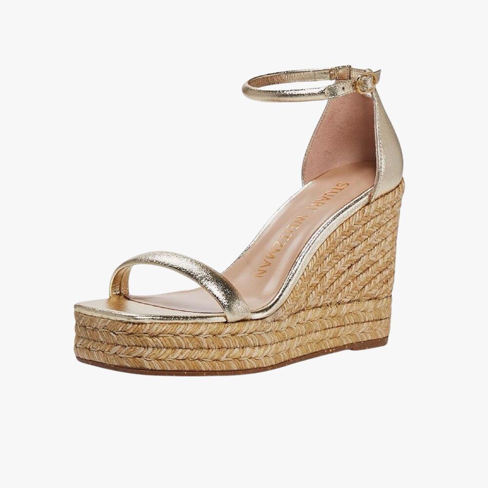 Stuart Weitzman Nudist Espedrille Platform Size 8